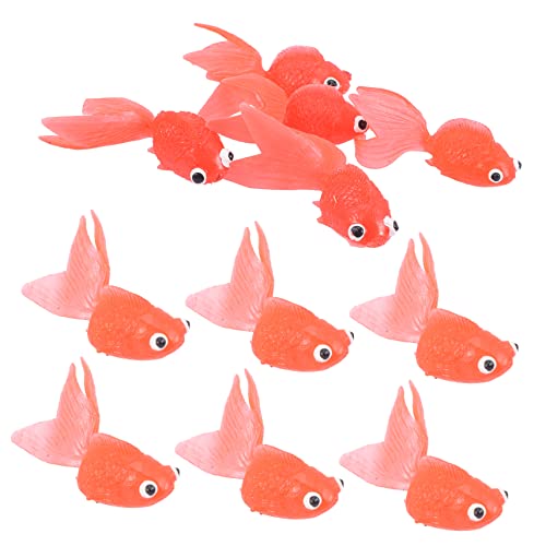 SOPOTUTU 20 Stück Künstliche Goldfische Aquarium Dekoration Realistische Fische für Wasserspielzeug und Aquarien Deko Kreatives für Farberkennung und Fantasie SOPOTUTU 20 Stück Künstliche Goldfische Aquarium Dekoration Realistische Fische für Wasserspielzeug und Aquarien Deko Kreatives für Farberkennung und Fantasie von SOPOTUTU