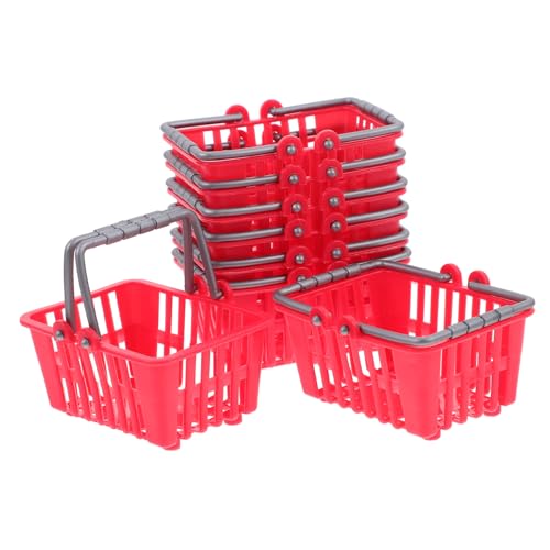 SOPOTUTU 20 Stück Mini Einkaufskorb Einkaufskorb für Ab Jahren Realistischer Mini Supermarkt Korb aus Hochwertigem Kunststoff für Rollenspiele und Dekoration SOPOTUTU 20 Stück Mini Einkaufskorb Einkaufskorb für Ab Jahren Realistischer Mini Supermarkt Korb aus Hochwertigem Kunststoff für Rollenspiele und Dekoration von SOPOTUTU