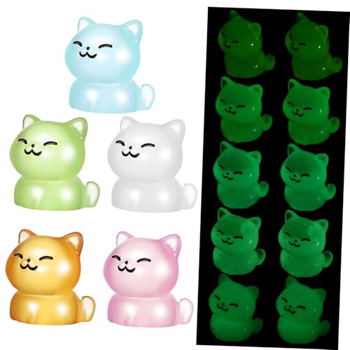 SOPOTUTU 20 Stück Mini-Tierfiguren Dekoration thematisiert glühen Puppenhauszubehör Leuchtend kleine Harztiere Puppenhaus-Miniaturen Harzkatze -Figur Mini-Katzenfiguren SOPOTUTU 20 Stück Mini-Tierfiguren Dekoration thematisiert glühen Puppenhauszubehör Leuchtend kleine Harztiere Puppenhaus-Miniaturen Harzkatze -Figur Mini-Katzenfiguren von SOPOTUTU