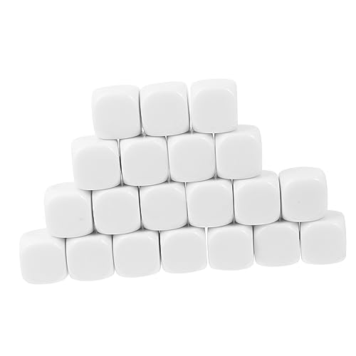 SOPOTUTU 20 Stück Teiliges Acryl Blanko Würfel mit Abgerundeten Ecken Sechsseitige Glatte Oberfläche DIY Würfel für Leicht zu Beschreiben und Reinigen für Unterricht und Basteln SOPOTUTU 20 Stück Teiliges Acryl Blanko Würfel mit Abgerundeten Ecken Sechsseitige Glatte Oberfläche DIY Würfel für Leicht zu Beschreiben und Reinigen für Unterricht und Basteln von SOPOTUTU