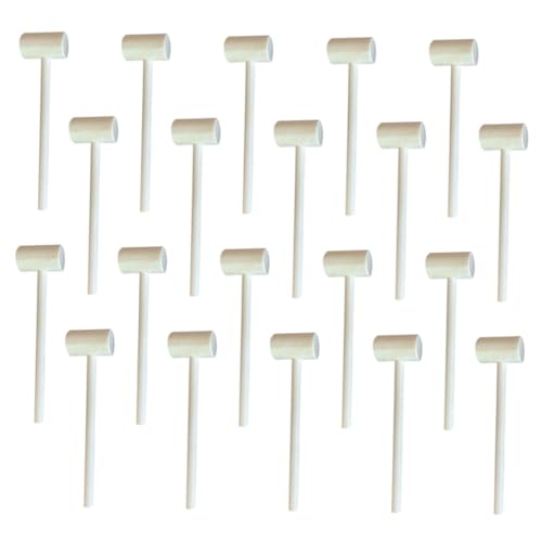 SOPOTUTU 20 Stück Teiliges Holz Mini Hammer für Stabiles Sicheres Klopfspielzeug als Party Requisit Tragbar Montessori Werkzeug für Geburtstag und Familie SOPOTUTU 20 Stück Teiliges Holz Mini Hammer für Stabiles Sicheres Klopfspielzeug als Party Requisit Tragbar Montessori Werkzeug für Geburtstag und Familie von SOPOTUTU