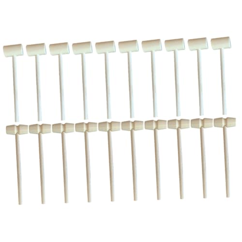 SOPOTUTU 20 Stück Teiliges Holzspielzeug Hammer Mini Holzhammer Mallets aus Natürlichem Holz Sicher und Glatt für Hand Auge Koordination und Beschäftigung bei Kindergeburtstagen Geeignet SOPOTUTU 20 Stück Teiliges Holzspielzeug Hammer Mini Holzhammer Mallets aus Natürlichem Holz Sicher und Glatt für Hand Auge Koordination und Beschäftigung bei Kindergeburtstagen Geeignet von SOPOTUTU