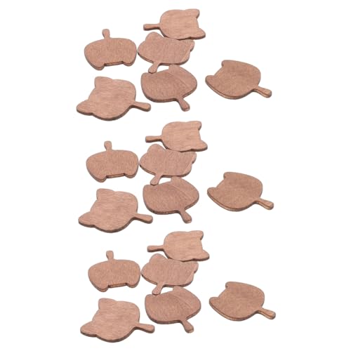 SOPOTUTU 20 Stück Teiliges Mini Holz Schneidebrett Miniatur Küchenbrettchen Dekorative Kleine Holztabletts für Puppenhaus Kompakt und Funktional für Kreative Spiel und Dekorationszwecke von SOPOTUTU