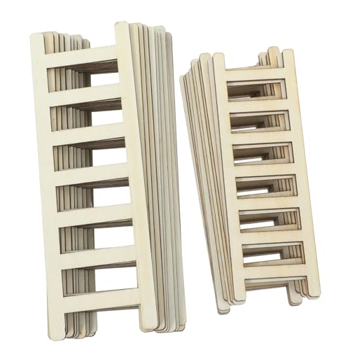 SOPOTUTU 20 Stück Teiliges Mini Holzleiter Puppenhaus Dekoration Holz Handgefertigt Realistische Miniatur Treppe für Puppenhaus Innenraumgestaltung SOPOTUTU 20 Stück Teiliges Mini Holzleiter Puppenhaus Dekoration Holz Handgefertigt Realistische Miniatur Treppe für Puppenhaus Innenraumgestaltung von SOPOTUTU