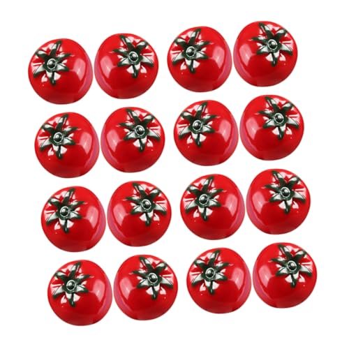 SOPOTUTU 20 Stück Teiliges Mini Künstliche Tomaten aus Resin Realistische Miniatur Gemüse Modelle Vielseitige Deko für Puppenhäuser Tischdekorationen Fotorequisiten und DIY Zubehör von SOPOTUTU