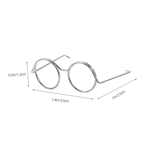 SOPOTUTU 20 Stück Teiliges Mini Metallpuppenbrillen ohne Gläser Leichte DIY Doll Eyeglass Frames Niedliche Kleine Brillen für Puppenoutfits und Puppendekorationen Robust und Modisch SOPOTUTU 20 Stück Teiliges Mini Metallpuppenbrillen ohne Gläser Leichte DIY Doll Eyeglass Frames Niedliche Kleine Brillen für Puppenoutfits und Puppendekorationen Robust und Modisch von SOPOTUTU