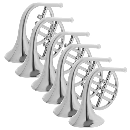 SOPOTUTU 20 Stück Teiliges Mini Musikinstrument aus Kunststoff Detailreiche Weihnachtsbaum Hängedeko Leichte Miniaturen für DIY Kranz und Miniaturhäuser Silberne Bogen Trompete Xmas Zubehör SOPOTUTU 20 Stück Teiliges Mini Musikinstrument aus Kunststoff Detailreiche Weihnachtsbaum Hängedeko Leichte Miniaturen für DIY Kranz und Miniaturhäuser Silberne Bogen Trompete Xmas Zubehör von SOPOTUTU