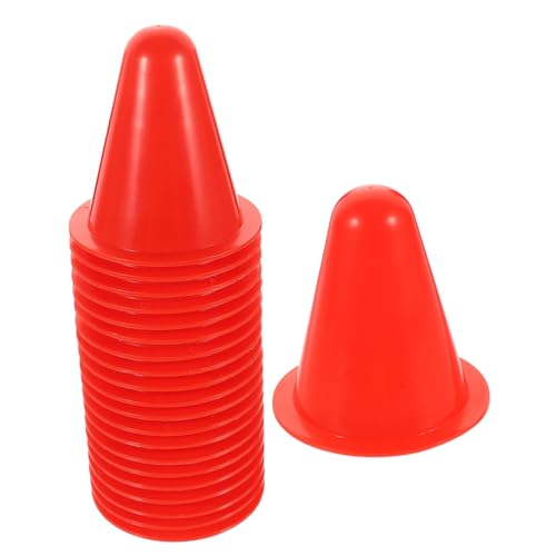 SOPOTUTU 20 Stück Teiliges Verkehrshütchen aus Robustem Kunststoff Windfest und Stapelbar Farbige Skating Markierungskegel für Roller Skates Training und Straßensperren Kompakt und Leicht SOPOTUTU 20 Stück Teiliges Verkehrshütchen aus Robustem Kunststoff Windfest und Stapelbar Farbige Skating Markierungskegel für Roller Skates Training und Straßensperren Kompakt und Leicht von SOPOTUTU
