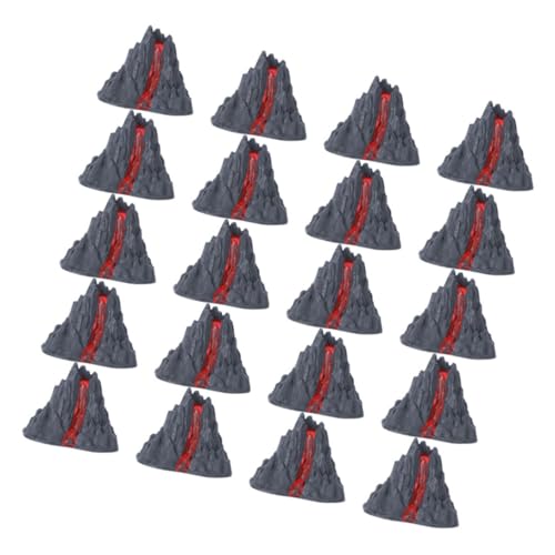 SOPOTUTU 20 Stück Vulkan Lava Vulkanfigur Simulationsdekorationen Vulkanspielzeug Vulkan Set Künstlicher Vulkan Lernspielzeug Mini Klein Für Aquarien Vulkanschmuck Grauer SOPOTUTU 20 Stück Vulkan Lava Vulkanfigur Simulationsdekorationen Vulkanspielzeug Vulkan Set Künstlicher Vulkan Lernspielzeug Mini Klein Für Aquarien Vulkanschmuck Grauer von SOPOTUTU