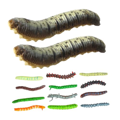 SOPOTUTU 20 Stück Wurm Modell Realistische Krabbel Wurm Spielzeuge für Halloween Streiche und Bildung Fördert Kreativität und Lernen über Insektenarten SOPOTUTU 20 Stück Wurm Modell Realistische Krabbel Wurm Spielzeuge für Halloween Streiche und Bildung Fördert Kreativität und Lernen über Insektenarten von SOPOTUTU