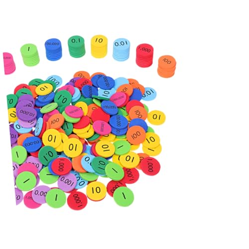 SOPOTUTU 200 Stück Denkspiel Mathematikbedarf für die Grundschule Mathe-Zähler für Grundschüler Mathezähler für Platzwertchips Platzwertscheiben Mathematikzähler Eva SOPOTUTU 200 Stück Denkspiel Mathematikbedarf für die Grundschule Mathe-Zähler für Grundschüler Mathezähler für Platzwertchips Platzwertscheiben Mathematikzähler Eva von SOPOTUTU