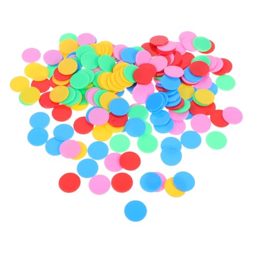 SOPOTUTU 200 Stück Kreis Blatt Zählen Mathe-manipulationen Für Bingo-Spiel-Marker Chips Für Pokerspiele Kindermathematikspiele Bingo -Marker Zähler Für Mathe Jetons Plastik SOPOTUTU 200 Stück Kreis Blatt Zählen Mathe-manipulationen Für Bingo-Spiel-Marker Chips Für Pokerspiele Kindermathematikspiele Bingo -Marker Zähler Für Mathe Jetons Plastik von SOPOTUTU