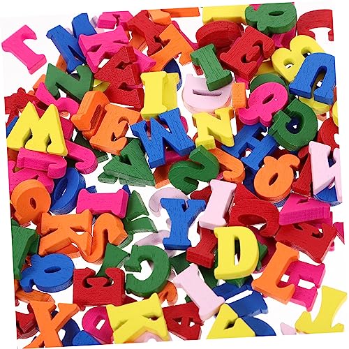 SOPOTUTU 200Stücke Holzbuchstaben Aus Naturholz DIY Bastelbuchstaben Für Raumdekoration Dekorative Holzapplikationen Vielseitig Einsetzbar Für Wohnzimmer Studium Und Partys von SOPOTUTU