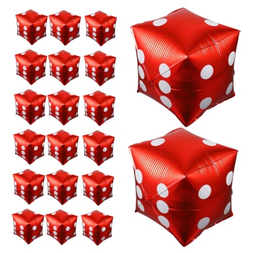 SOPOTUTU 20stücke Würfel Ballons Aluminium Folien Ballons Für Geburtstagsfeier Gaming Themenpartys Würfelform Party Deko SOPOTUTU 20stücke Würfel Ballons Aluminium Folien Ballons Für Geburtstagsfeier Gaming Themenpartys Würfelform Party Deko von SOPOTUTU