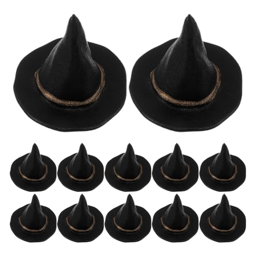 SOPOTUTU 24 Stück Mini Hexenhüte für Bastelprojekte Kleine Schwarze Hexenhüte für Puppen DIY Partydekoration Haaraccessoires und Puppenhaus Deko zu Halloween SOPOTUTU 24 Stück Mini Hexenhüte für Bastelprojekte Kleine Schwarze Hexenhüte für Puppen DIY Partydekoration Haaraccessoires und Puppenhaus Deko zu Halloween von SOPOTUTU