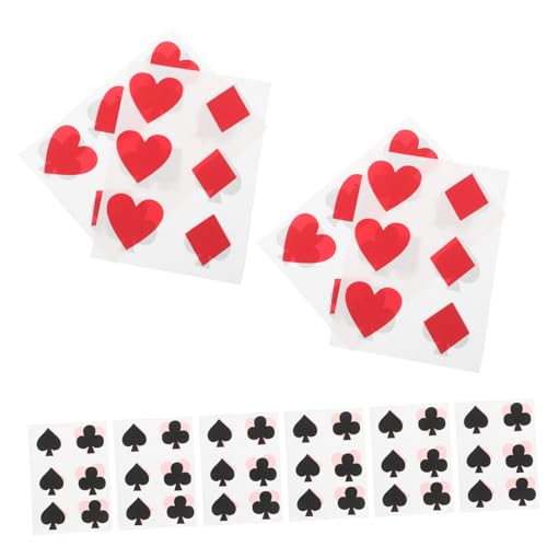 SOPOTUTU 24 Stück Poker Cup Sticker wasserdichte Ästhetische Aufkleber für Party Dekorationen und Themen Events für Kreative Anlässe und Retro Spielabende SOPOTUTU 24 Stück Poker Cup Sticker wasserdichte Ästhetische Aufkleber für Party Dekorationen und Themen Events für Kreative Anlässe und Retro Spielabende von SOPOTUTU