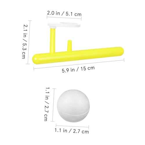 SOPOTUTU 24 Stück Teiliges Balance Blowing Ball Spiel Tragbares Leichtes Montessori Luftblas für Fördert Motorik und Koordination für Indoor und Outdoor Familienaktivitäten von SOPOTUTU