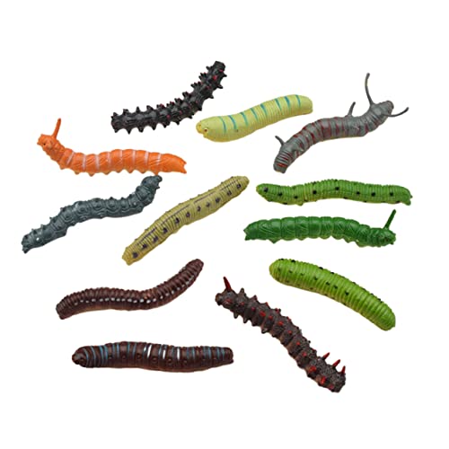 SOPOTUTU 24Stücke Caterpillar Figurine Realistische Raupenmodelle für Sammler und Langlebig Kreative Spielwelten und Halloween Streiche SOPOTUTU 24Stücke Caterpillar Figurine Realistische Raupenmodelle für Sammler und Langlebig Kreative Spielwelten und Halloween Streiche von SOPOTUTU