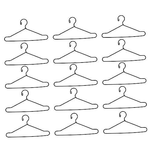 SOPOTUTU 25 Stück Teiliges Mini Puppenkleiderbügel aus Metall Stabiler Mini Kleiderhalter für Puppenoutfits Schwarze Puppenkleiderständer für Puppenhaus und Aufbewahrung von Puppenkleidung SOPOTUTU 25 Stück Teiliges Mini Puppenkleiderbügel aus Metall Stabiler Mini Kleiderhalter für Puppenoutfits Schwarze Puppenkleiderständer für Puppenhaus und Aufbewahrung von Puppenkleidung von SOPOTUTU