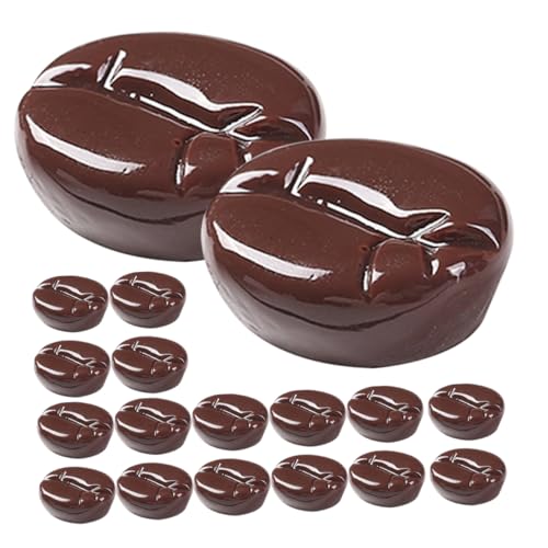 SOPOTUTU 25Stücke Künstliche Kaffeebohnen für DIY Projekte Lebensnahe Requisite für Handyhüllen und Dekorationen für Bastelarbeiten und Partys SOPOTUTU 25Stücke Künstliche Kaffeebohnen für DIY Projekte Lebensnahe Requisite für Handyhüllen und Dekorationen für Bastelarbeiten und Partys von SOPOTUTU