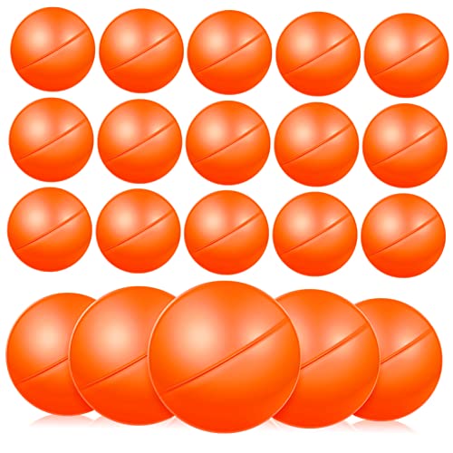 SOPOTUTU 25Stücke Plastik Lotteriekugeln für Gewinnspiele Wiederverwendbare Requisiten Große Runde Bälle für Partyspiele Bingo und Verlosungen für Unterhaltung von SOPOTUTU