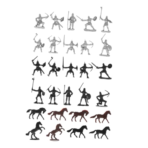 SOPOTUTU 28 Stück Teiliges Mittelalterliches Soldaten spielset aus Kunststoff Soldaten Pferde Reiter Detailreiche Figuren Sicheres Material Pädagogisches für Fördert Militärisches SOPOTUTU 28 Stück Teiliges Mittelalterliches Soldaten spielset aus Kunststoff Soldaten Pferde Reiter Detailreiche Figuren Sicheres Material Pädagogisches für Fördert Militärisches von SOPOTUTU