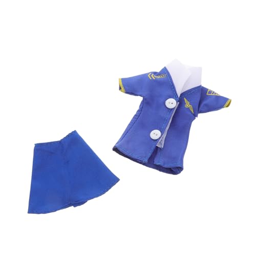 SOPOTUTU 2stücke Teiliges Set Puppenkleidung Für Große Puppen Flugbegleiter Kostüm Und Uniformrock Kreatives Spielzubehör Für Junge Mädchen Fördert Fantasievolles Spielen SOPOTUTU 2stücke Teiliges Set Puppenkleidung Für Große Puppen Flugbegleiter Kostüm Und Uniformrock Kreatives Spielzubehör Für Junge Mädchen Fördert Fantasievolles Spielen von SOPOTUTU