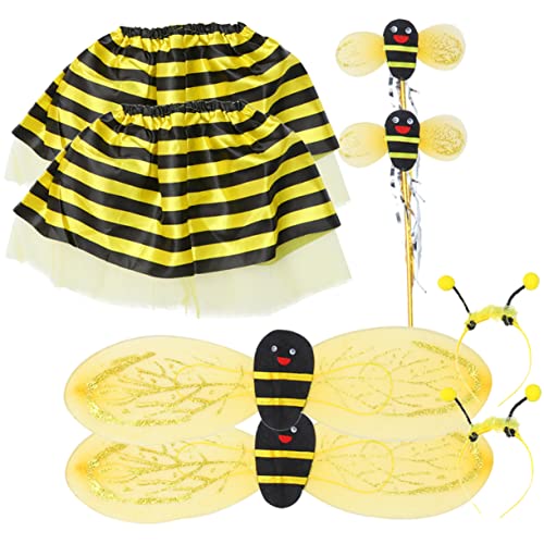SOPOTUTU 2Sätze Bienen Kostüm Accessoires Mit Flügeln Und Stirnband Für Cosplay Und Partys Für Jahre Alte Leicht Und Bequem SOPOTUTU 2Sätze Bienen Kostüm Accessoires Mit Flügeln Und Stirnband Für Cosplay Und Partys Für Jahre Alte Leicht Und Bequem von SOPOTUTU