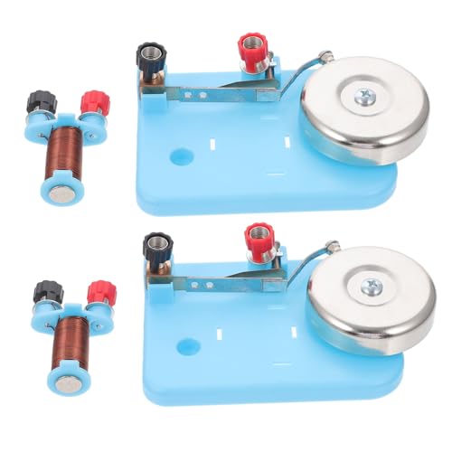 SOPOTUTU 2Stücke Elektrische Glocke Für Labor Für Experimente Der Elektrizität Tragbares Unterrichtsinstrument Zur Demonstration Von Schaltungen Und Physikalischen Prinzipien von SOPOTUTU