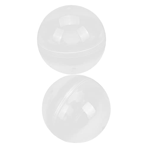SOPOTUTU 2Stücke Füllbare Plastik Ostereier Transparent Multi Deko Für Ostern Halloween Und Bastelprojekte Hochwertige Kunststoffkugeln Für Und Requisiten von SOPOTUTU