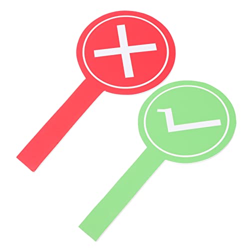 SOPOTUTU 2Stücke Handheld Antwort Paddel für Lehrer und Robuste Lehrmittel für Abstimmungen und Spiele im Klassenzimmer Sicher und Langlebig für Antworten SOPOTUTU 2Stücke Handheld Antwort Paddel für Lehrer und Robuste Lehrmittel für Abstimmungen und Spiele im Klassenzimmer Sicher und Langlebig für Antworten von SOPOTUTU
