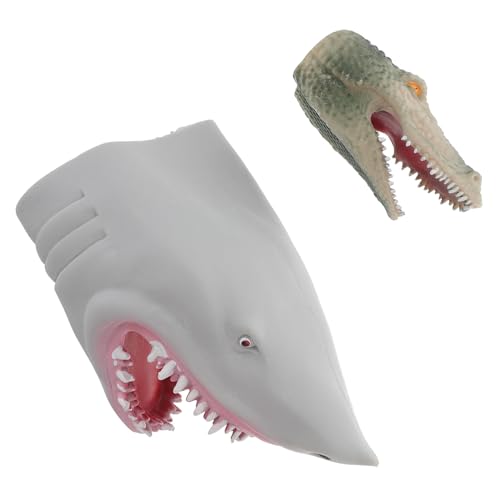 SOPOTUTU 2Stücke Handpuppen Für Umweltfreundliches Tierhandspielzeug Rollenspielen Und Kreativen Geschichten Zufallsstil von SOPOTUTU