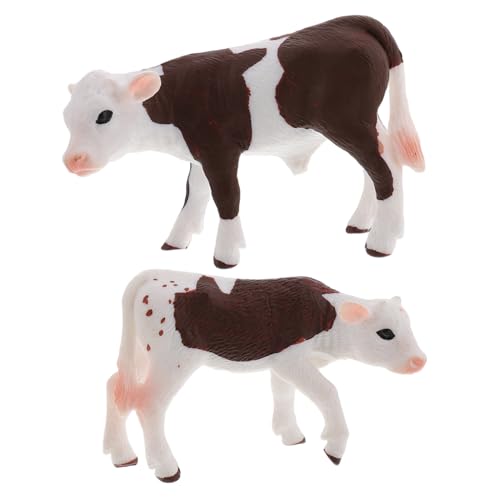 SOPOTUTU 2pcs Mini Kuhfiguren Simulierte Kuhmodelle Miniaturvieh -Figuren Für Fachtiere Sammlerstücke Mikrolandschaft SOPOTUTU 2pcs Mini Kuhfiguren Simulierte Kuhmodelle Miniaturvieh -Figuren Für Fachtiere Sammlerstücke Mikrolandschaft von SOPOTUTU