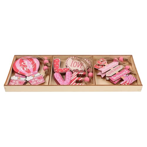 SOPOTUTU 3 Boxen Valentinstag Holz Anhänger Teiliges Herz für Romantische Feiern Vintage Holzschmuck für Valentinstag Dekoration SOPOTUTU 3 Boxen Valentinstag Holz Anhänger Teiliges Herz für Romantische Feiern Vintage Holzschmuck für Valentinstag Dekoration von SOPOTUTU
