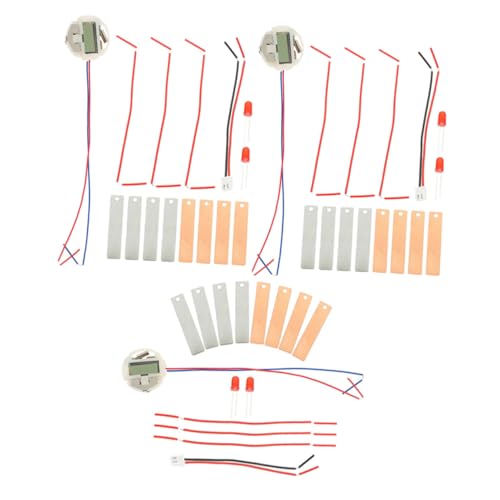 SOPOTUTU 3 Sätze DIY Fruchtbatterie Experiment Metall Kit für Schüler Wissenschaftsspielzeug Elektronik Denkfähigkeit und Praktischen Laborerfahrungen SOPOTUTU 3 Sätze DIY Fruchtbatterie Experiment Metall Kit für Schüler Wissenschaftsspielzeug Elektronik Denkfähigkeit und Praktischen Laborerfahrungen von SOPOTUTU