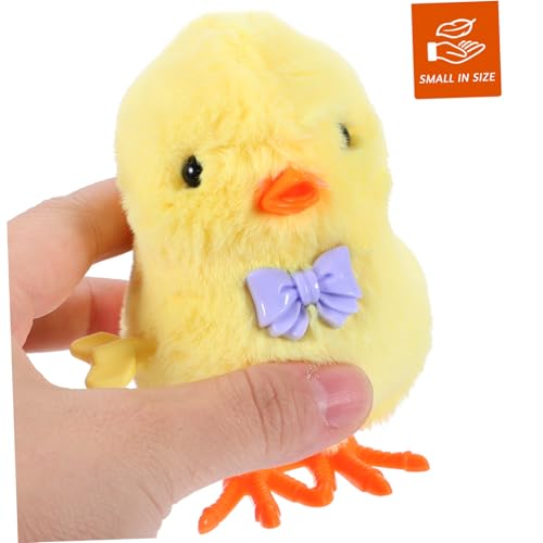 SOPOTUTU 3 Stück Aufziehspielzeug Küken Wind Up Chick für Kleinkinder Jahre Sicheres Material Kompaktes Lustiges Hühnerspielzeug für Jungen Mädchen Junge Mädchen Ostern Zufällige Farbe von SOPOTUTU