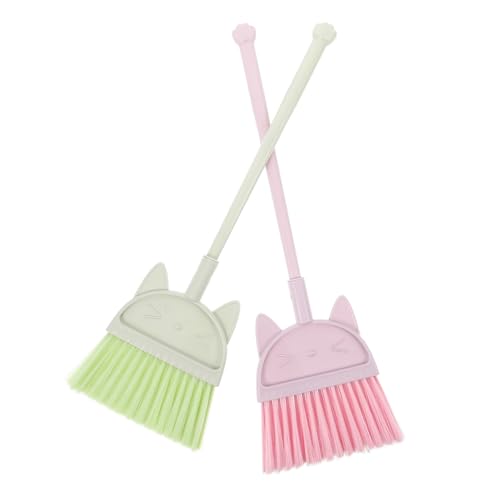 SOPOTUTU 3 Stück Besenset Für Besen Zum Kehren Im Innenbereich Kleiner Besen Für Besen in Kindergröße Reinigen Kinderbesen Haushaltsbesen Kleiner Handbesen Plastik von SOPOTUTU