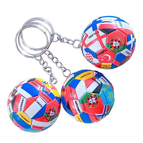 SOPOTUTU 3 Stück Fußball Schlüsselanhänger Fußballparty Fußballschlüsselkette Fußball-Partytaschen Sport-Fußball-Schlüsselanhänger Fußball-Schlüsselanhänger für PVC SOPOTUTU 3 Stück Fußball Schlüsselanhänger Fußballparty Fußballschlüsselkette Fußball-Partytaschen Sport-Fußball-Schlüsselanhänger Fußball-Schlüsselanhänger für PVC von SOPOTUTU