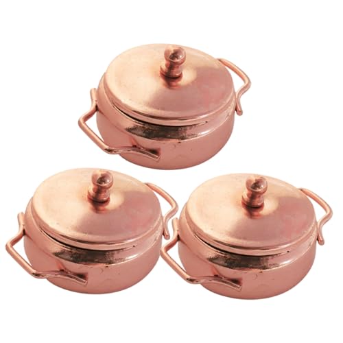 SOPOTUTU 3 Stück Kochtopf Teilig Puppenhaus Zubehör Realistische Töpfe für Mini DIY Puppenhaus Dekoration Kreative Küchenaccessoires SOPOTUTU 3 Stück Kochtopf Teilig Puppenhaus Zubehör Realistische Töpfe für Mini DIY Puppenhaus Dekoration Kreative Küchenaccessoires von SOPOTUTU