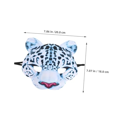 SOPOTUTU 3 Stück Leoparden-halbgesichtsmasken aus Leichtem EVA Atmungsaktiv Langlebig für Halloween Karneval Maskerade-party-deko für Erwachsene SOPOTUTU 3 Stück Leoparden-halbgesichtsmasken aus Leichtem EVA Atmungsaktiv Langlebig für Halloween Karneval Maskerade-party-deko für Erwachsene von SOPOTUTU
