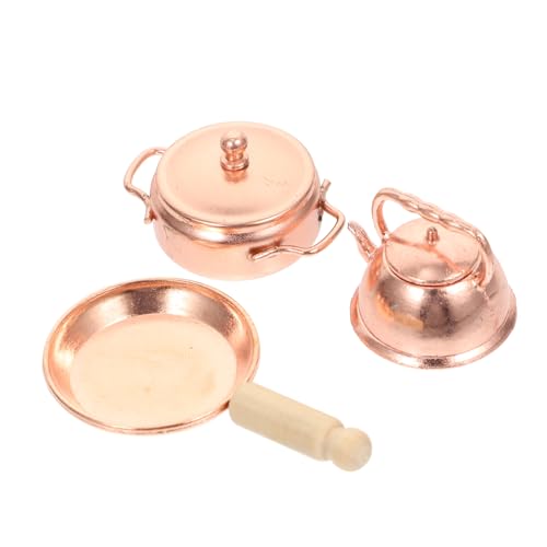 SOPOTUTU 3 Stück Minitopf Werkzeug Mini-Kochgeschirr für Herdplatten Mini-Hausschmuck Mini-Puppenhaus-Zubehör Mini-Puppenhaus- Puppenhaus-Miniaturen Aluminiumlegierung Golden SOPOTUTU 3 Stück Minitopf Werkzeug Mini-Kochgeschirr für Herdplatten Mini-Hausschmuck Mini-Puppenhaus-Zubehör Mini-Puppenhaus- Puppenhaus-Miniaturen Aluminiumlegierung Golden von SOPOTUTU