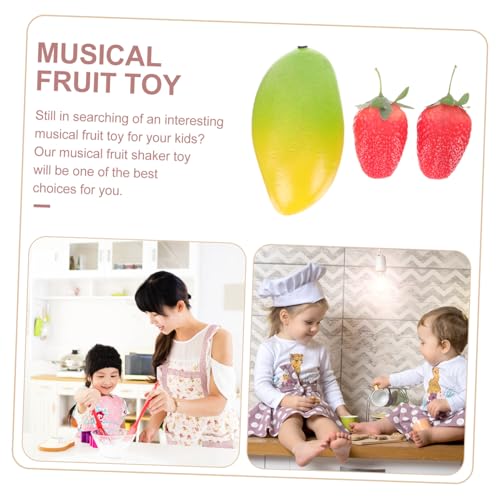 SOPOTUTU 3 Stück Musikalische Percussion Obst Shaker Teiliges für Kleinkinder Simulierte Bunte Früchte Fördert Hand Auge Koordination und Musikalisches Hörvermögen Kompaktes für SOPOTUTU 3 Stück Musikalische Percussion Obst Shaker Teiliges für Kleinkinder Simulierte Bunte Früchte Fördert Hand Auge Koordination und Musikalisches Hörvermögen Kompaktes für von SOPOTUTU
