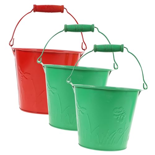 SOPOTUTU 3 Stück Sandspielzeug Robuste Strand Eimer für Tragbares Sandspielzeug Bunten Farben für Garten und Strandspiel Langlebig und Vielseitig Zufällige Farbe SOPOTUTU 3 Stück Sandspielzeug Robuste Strand Eimer für Tragbares Sandspielzeug Bunten Farben für Garten und Strandspiel Langlebig und Vielseitig Zufällige Farbe von SOPOTUTU