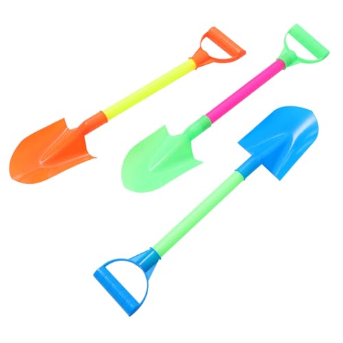 SOPOTUTU 3 Stück Sandspielzeug Teiliges Lustige Strand und Schneeschaufeln mit Ergonomischem Griff für Jungen Mädchen Outdoor Spielspaß Am Strand Schnee Zufällige Farbe Zufällige Farbe von SOPOTUTU