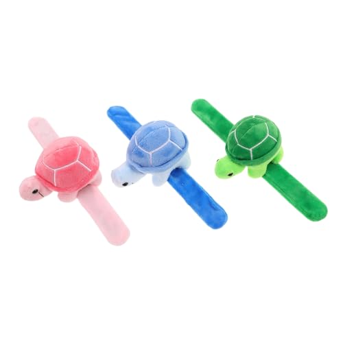 SOPOTUTU 3 Stück Schildkrötenarmband Animal-Slap-Armbänder Stofftieres Armband Schlagarmbänder Weiches Tierarmband Goodie-Bags-Füller für Schnapparmbänder kurzer Plüsch SOPOTUTU 3 Stück Schildkrötenarmband Animal-Slap-Armbänder Stofftieres Armband Schlagarmbänder Weiches Tierarmband Goodie-Bags-Füller für Schnapparmbänder kurzer Plüsch von SOPOTUTU