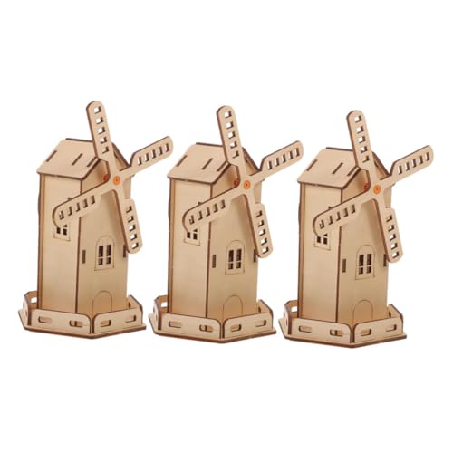 SOPOTUTU 3 Stück Solar Windmühle Modell 3D Windmill Kit Windmühle Selber Bauen 3D Science Kit Solar Angetriebenes Puzzle DIY Rotierende Windmühle Solar -Holz -kit DIY -baukit Hölzern Beige SOPOTUTU 3 Stück Solar Windmühle Modell 3D Windmill Kit Windmühle Selber Bauen 3D Science Kit Solar Angetriebenes Puzzle DIY Rotierende Windmühle Solar -Holz -kit DIY -baukit Hölzern Beige von SOPOTUTU