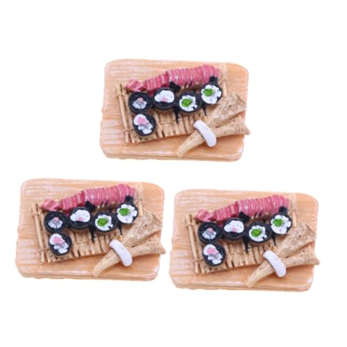 SOPOTUTU 3 Stück Sushi -Requisiten Miniaturen, Figuren, Essen winzige Essensspielzeuge winzige Lebensmittelornamente Simulationsfutterspielzeug Mini-Hausnahrungsverzierung Harz SOPOTUTU 3 Stück Sushi -Requisiten Miniaturen, Figuren, Essen winzige Essensspielzeuge winzige Lebensmittelornamente Simulationsfutterspielzeug Mini-Hausnahrungsverzierung Harz von SOPOTUTU