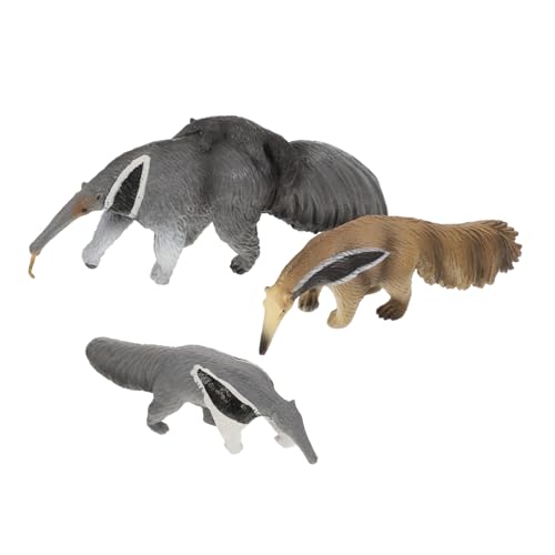 SOPOTUTU 3 Stück Teiliges Ameisenbär Modellset aus Hochwertigem Kunststoff Realistische Wildtierfiguren als Dekorative Heimornamente Leicht und Detailgetreu für Miniaturgärten Terrarien SOPOTUTU 3 Stück Teiliges Ameisenbär Modellset aus Hochwertigem Kunststoff Realistische Wildtierfiguren als Dekorative Heimornamente Leicht und Detailgetreu für Miniaturgärten Terrarien von SOPOTUTU