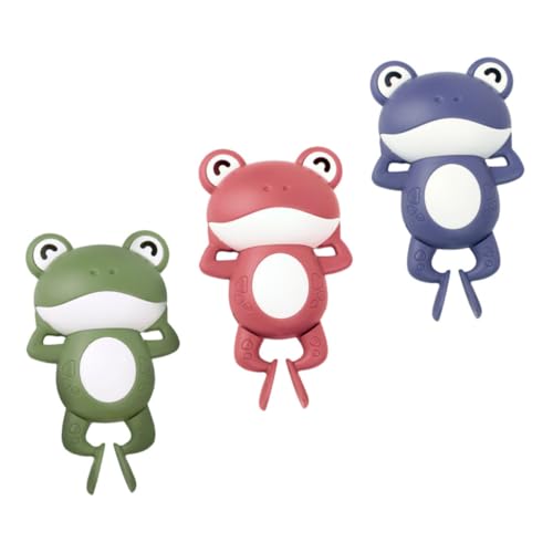SOPOTUTU 3 Stück Teiliges Aufzieh Frosch Badewannenspielzeug für Junge Mädchen Sichere Spielzeuge Bunte Schwimm spielzeuge für Shower und Badespaß SOPOTUTU 3 Stück Teiliges Aufzieh Frosch Badewannenspielzeug für Junge Mädchen Sichere Spielzeuge Bunte Schwimm spielzeuge für Shower und Badespaß von SOPOTUTU