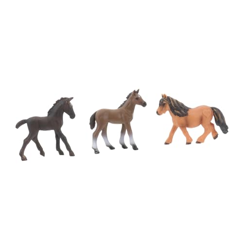 SOPOTUTU 3 Stück Teiliges Realistisches Pferdemodell Detailgetreu und Sicher Pädagogische Spielfiguren für Geburtstagsgeschenk und Desktop Dekoration für SOPOTUTU 3 Stück Teiliges Realistisches Pferdemodell Detailgetreu und Sicher Pädagogische Spielfiguren für Geburtstagsgeschenk und Desktop Dekoration für von SOPOTUTU